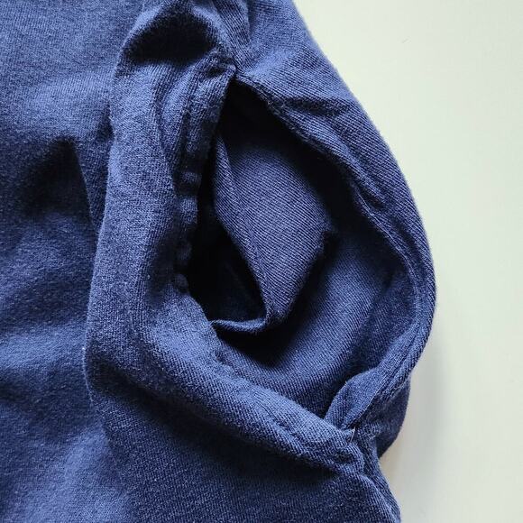 Mini Boden Navy & Rainbow Jersey Dress w/ Unicorn Applique Sz 7-8 | 128 cm - Picture 6 of 8